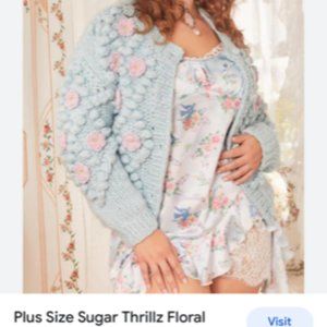 Doll Kills Knit Sweater  size S